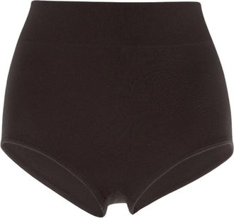 Wolford Korte Broeken, Dames, Bruin, L, Wol, Seamless Shorts