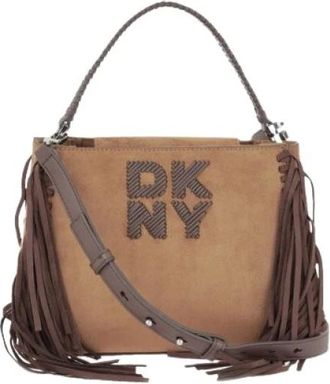 DKNY Foster Medium Satchel - - Bags - Donna - Marrone - ONE SIZE