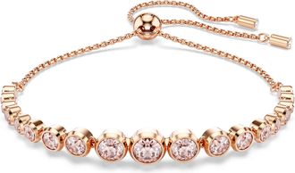 Swarovski Imber Organic Womens Gold Plated Metal Bracelet - Rose 5718204 Gold Tone - One Size