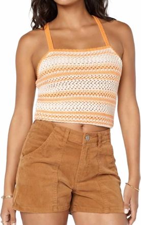 Roxy Tiki Time Tank Top In Muskmelon