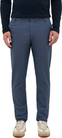 Mustang 5-Pocket-Hose MUSTANG Herren Style Daytona Chino, Herren, Gr. 33, L&auml;nge 34, 5444 mittelblau, Web, 98% Baumwolle, 2% Elasthan, unifarben, slim fit, Hos