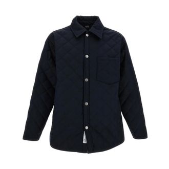 A.P.C. A.p.c., Heren, Jassen, Blauw, Maat: S Wol
