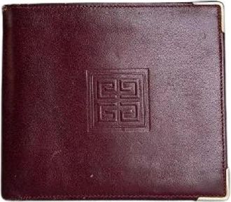 Givenchy Pre-owned Burgundy Leather Wallet - Dames - Vintage Accessoires - Bruin - ONE Size - Leer - Vintage