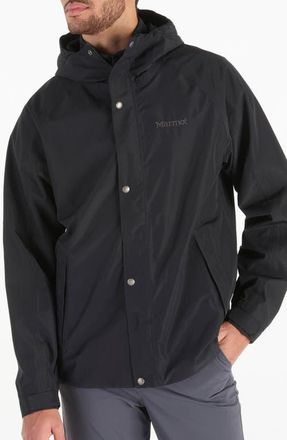 Marmot Cascade Waterproof Hooded Jacket in Black at Nordstrom, Size Xx-Large