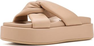 J/Slides Yvette Womens Dress Sandals Sand : 7.5 M, Leather