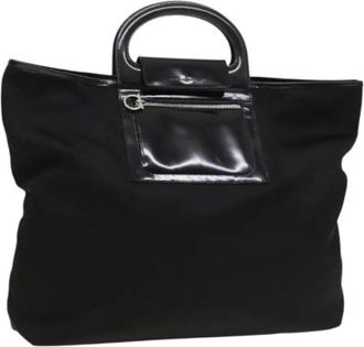 Ferragamo Pre-owned Nylon handbags - Dames - Vintage Shopper - Zwart - ONE Size - Nylon - Vintage