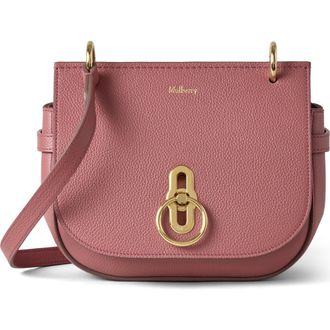 Mulberry Small Amberley Leather Satchel in Pink Scrumpy at Nordstrom