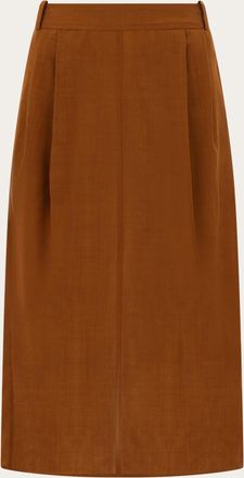 Ferragamo Women Midi skirt Brown