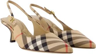 Burberry Womens Lf Dame 55 Pumps - Burberry Nylon Multicolor Shoes