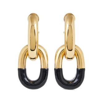 Paco Rabanne XL Link Oorbellen - Dames - Oorbellen - Geel - ONE Size - Accessoires