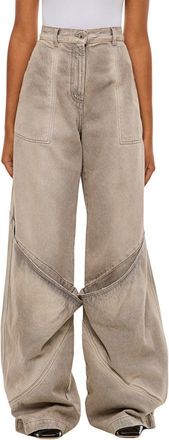 The Attico Oversize Denim Pants