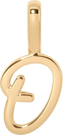 Made by Mary Script Initial Charm Gold Vermeil in Gold Vermeil Initial O at Nordstrom