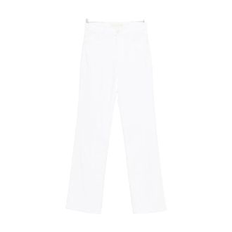 Mother Straight Jeans, female, White, Size: W32 The Kick It Jeans