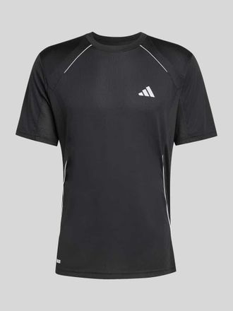 adidas Regular Fit Sport-T-Shirt mit Logo-Print in Black, Gr&ouml;&szlig;e XXL