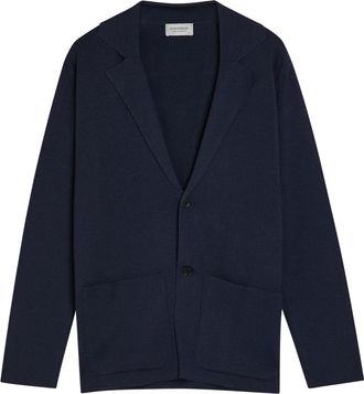 John Smedley Narah Merino Wool Cardigan - Navy - Xxl