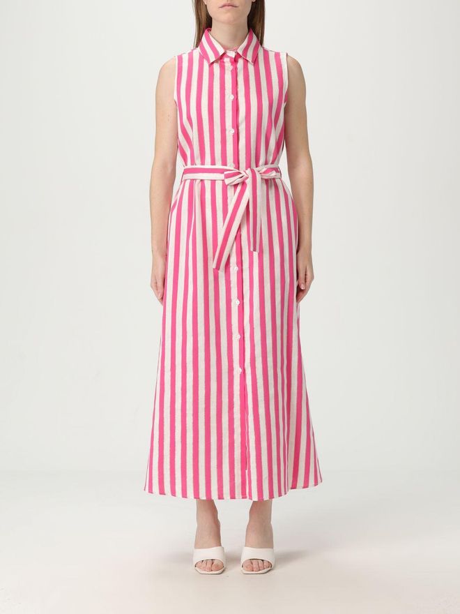 Vestito Chemisier Chemisier Lino Bianco Liu Jo Abito Chemisier Liu