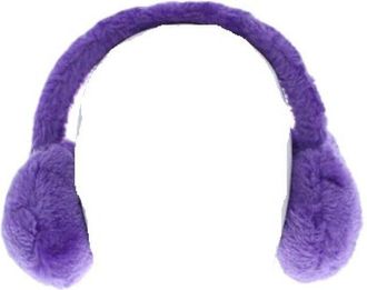 Generic Ladies Fluffy Ear Muffs, Plain Colour, Winter Warmers, Fuschia Pink, Lilas, White, Black, Pink or Red (Lilac)