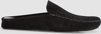 Manolo Blahnik Mens Crawford Suede Mules