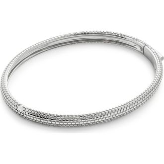 Monica Vinader Heirloom Bangle Bracelet in Sterling Silver at Nordstrom, Size Medium