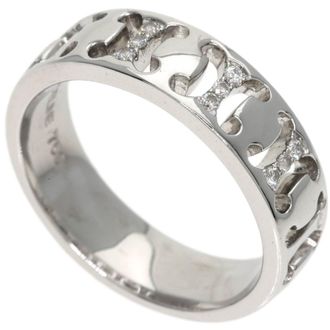 Celine White Gold (18K) Band Ring (Pre-Owned)