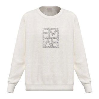 Emme Di Marella Sweatshirts, female, White, Size: M Emmarmony Sweatshirt