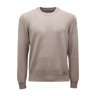 Gran Sasso Paricollo M/L - Heren - Truien - Beige - Maat: M Wol