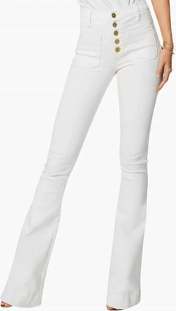 Ramy Brook Cindy High Rise Flare Jean In White