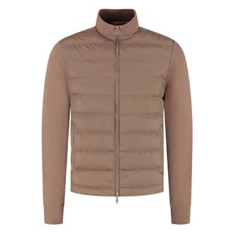 Malelions Jassen, Heren, Beige, M, Premium Hybrid Gewatteerd Jack