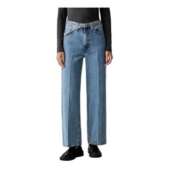 Levi's Dames, Jeans, Blauw, Maat: W24 L32 Katoen