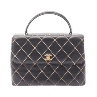 Chanel Pre-owned Handbag - Dames - Pre-owned - Zwart - Maat: ONE Size Leer