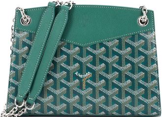 Goyard Structured Rouette Chain Shoulder Bag Coated Canvas Mini