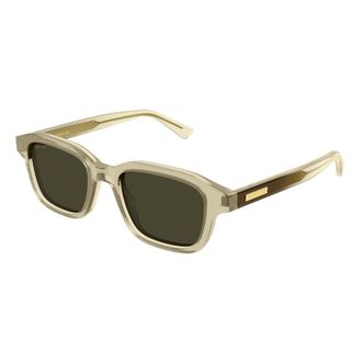 Gucci Gg 2247S Zonnebril - Heren - Zonnebrillen - Beige - 49 MM - Nylon - Accessoires