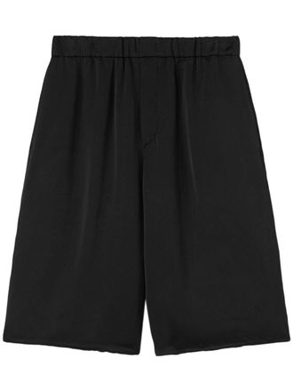Jil Sander elasticated-waist shorts - men - Viscose - 46 - Black