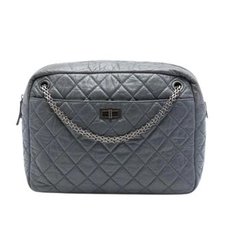 Chanel Pre-owned Reissue Camera Bag - Dames - Pre-owned - Grijs - Maat: ONE Size Leer