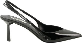 Prada Schoenen, Dames, Zwart, 38 1/2 EU, Leer, Schoenen