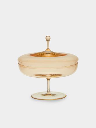Lobmeyr Hand-Blown Crystal Flat Candy Dish