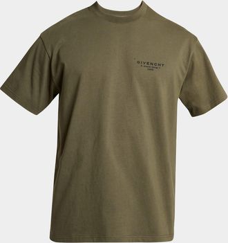 Givenchy Mens Givenchy Stamp T-Shirt