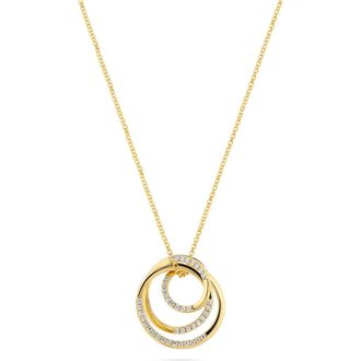 Sif Jakobs Jewellery Necklace Spirale in 18K Gold Plated at Nordstrom, Size Large