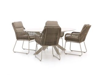 Intenso Furniture Intenso Isorella/Furato ellips 200cm dining tuinset 5-delig
