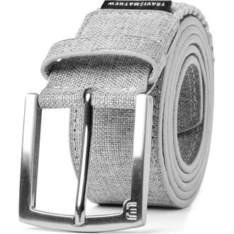Travis Mathew Fresh Look Woven Belt in Heather Grey at Nordstrom, Size 32