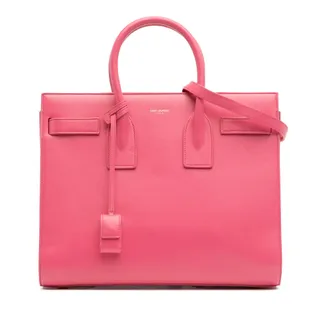 Saint Laurent Pre-owned Womens Sac De Jour Tote Bag - Light Pink Leather - One Size
