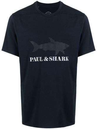 Paul & Shark T-shirt con stampa - Blu
