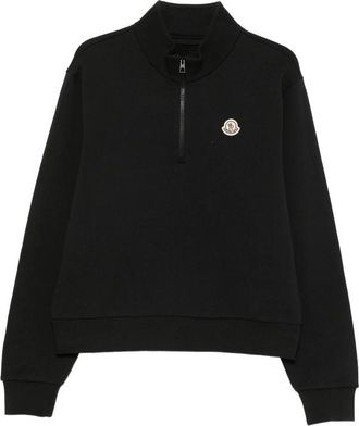 Moncler Logo-patch Half-zip Sweatshirt