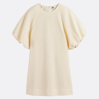 La Redoute Collections Jurk met korte pofmouwen