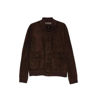 Santoro London Patch-pocket Suede Jacket