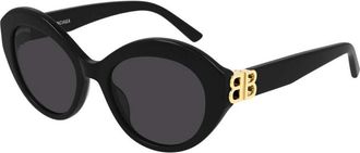 Balenciaga BB0133S 001 Womens Sunglasses Black Size 52