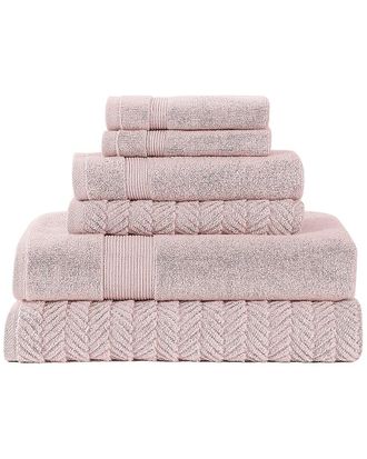 Modern Threads Modern Threads Zero Twist Otis Jacquard 6Pc Towel Set
