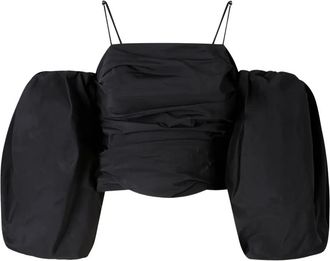 Pinko Top con maniche a palloncino - Nero