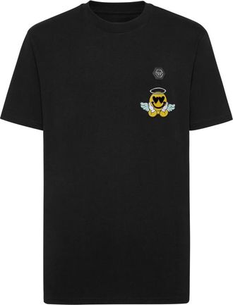 Philipp Plein Heren, Tops, Zwart, Maat: M Katoen