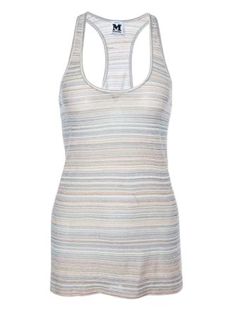 Missoni striped racerback top - Grey